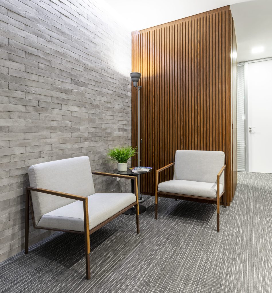 Empty waiting room